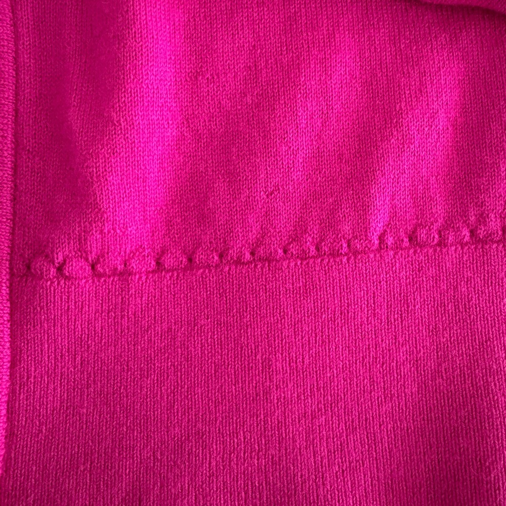 Kate Spade Hot Pink Cardigan with jewels - Picture 4 of 7